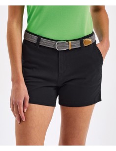 A-AQ061-Short en coton coupe classique femme 2
